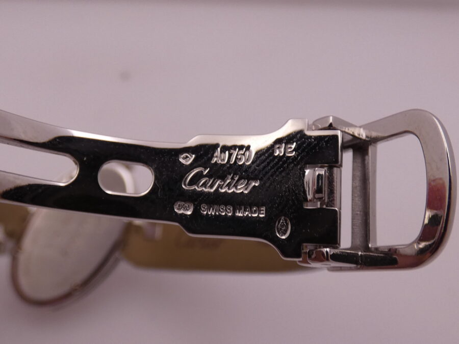 Cartier Délices de Cartier Lady Oro Bianco 18Kt Diamonds Bezel TOP CONDITION Ref. WG800018 - immagine 13