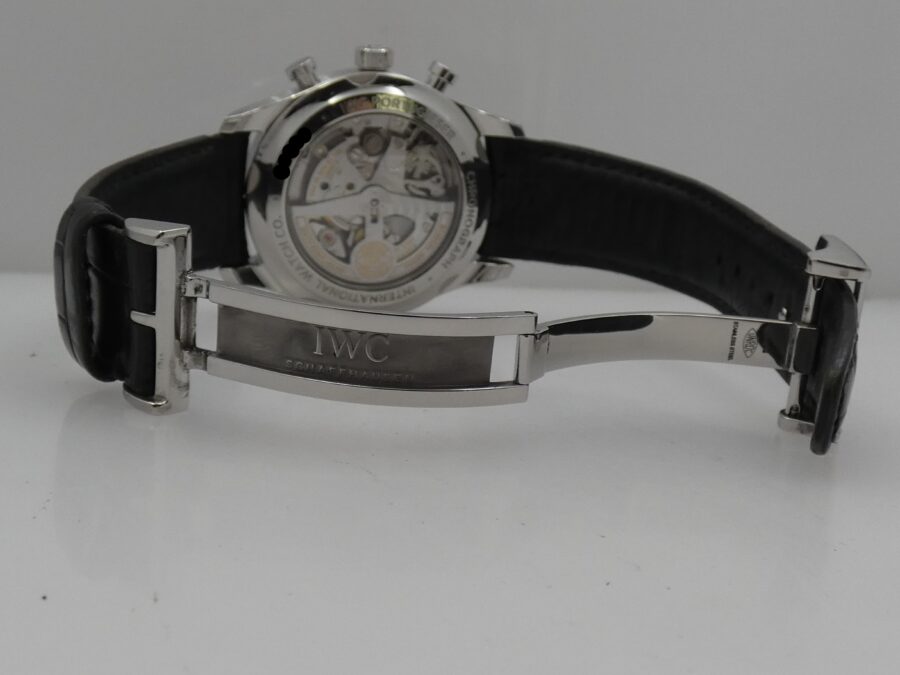 Cronografo IWC Portuguese With PAPERS ANNO 2018 Automatico Acciaio Ref. IW390303 - immagine 13