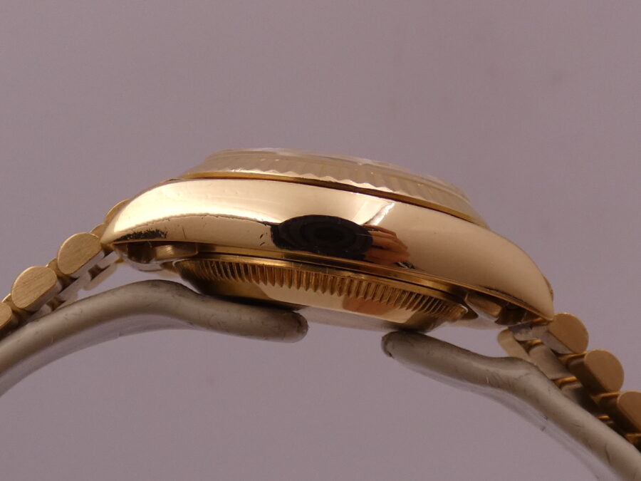 Rolex Lady-Datejust President 69178 Oro Pieno 18Kt FACTORY DIAMOND Dial FULL SET 1991 Automatico - immagine 14