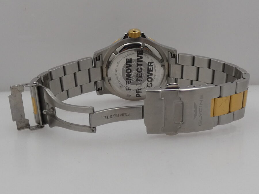 Glycine Combat SUB 42mm GL0081 BOX&PAPERS Automatico Acciaio & Oro 18Kt G.F. Anno 2021 TOP CONDITION - immagine 13