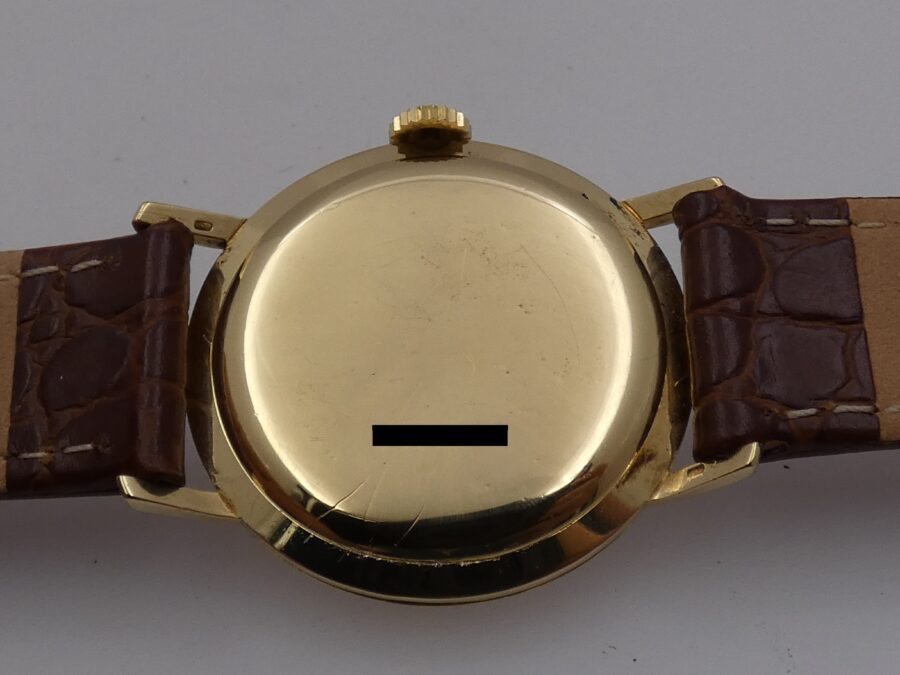 Zenith Stellina Date Oro Massiccio 18 Kt Anni '60s Appena Revisionato Carica Manuale - immagine 14