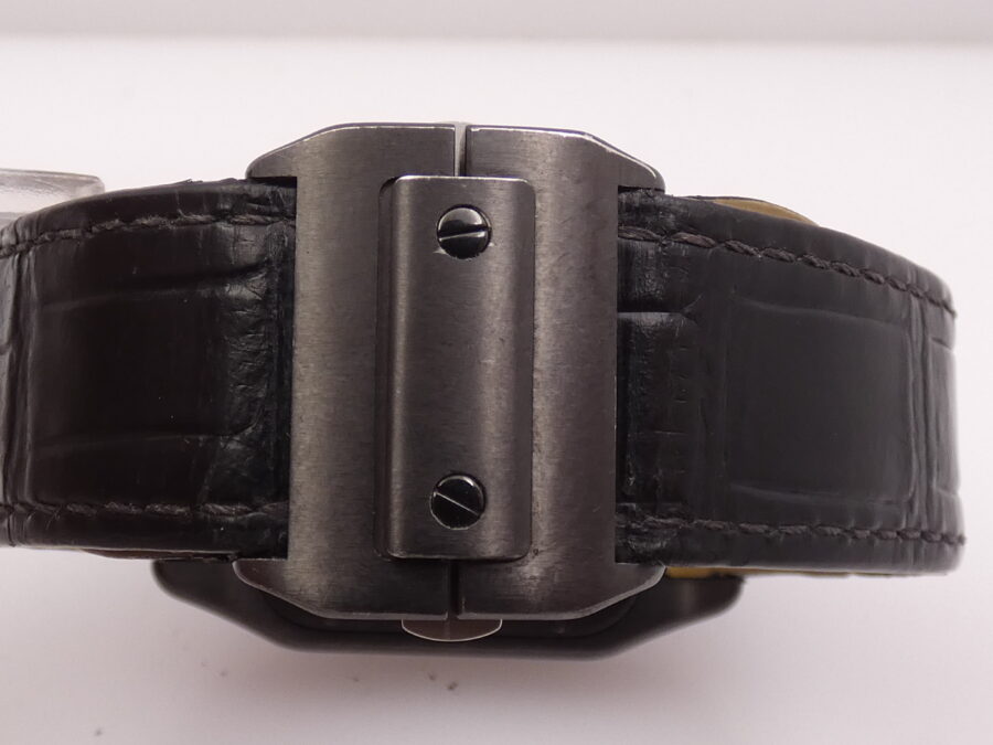 Cartier Santos 100 XL 38mm Automatico Acciaio & Black PVD Ref. WSSA0006 - immagine 14
