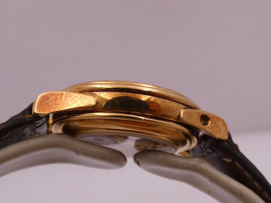 Omega Triple Date Moonphases Oro massiccio 18Kt Near N.O.S. ANNO 1985 Carica manuale Lady - immagine 14
