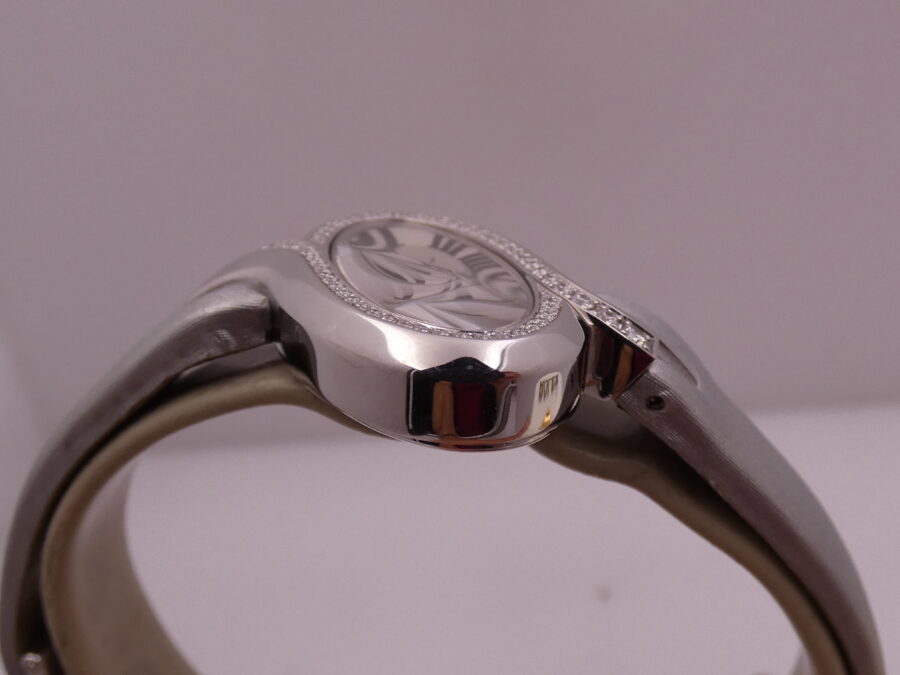 Cartier Délices de Cartier Lady Oro Bianco 18Kt Diamonds Bezel TOP CONDITION Ref. WG800018 - immagine 15