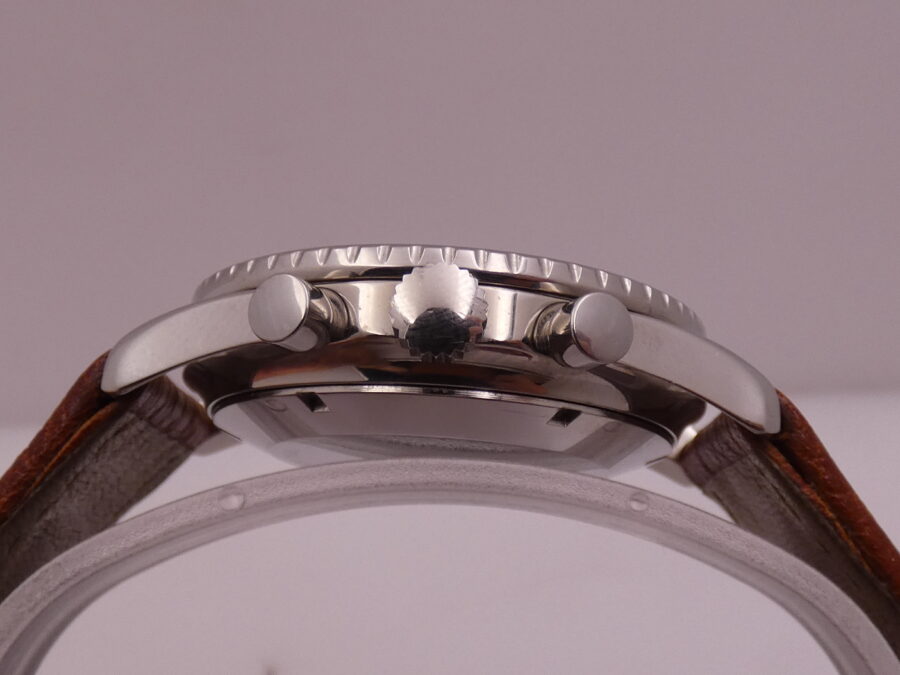 Cronografo Zenith El Primero RARO El Primero De Luca Prima Serie MK1 Porcelain Panda Dial Automatico Anno 1988 - immagine 15