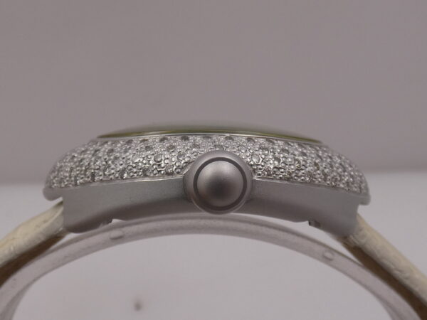 Locman Nuovo Diamonds 1.6 ct MOP DIAL NEW BOX&PAPERS Aluminium MAI INDOSSATO Ref. 015 ANNI '2000s