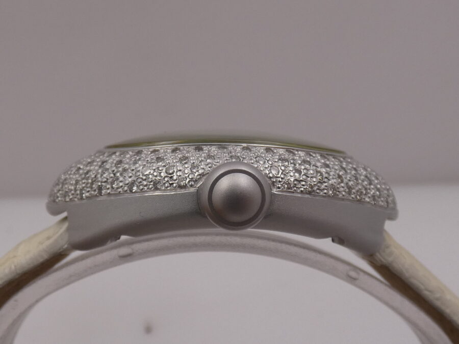 Locman Nuovo Diamonds 1.6 ct MOP DIAL NEW BOX&PAPERS Aluminium MAI INDOSSATO Ref. 015 ANNI '2000s - immagine 16