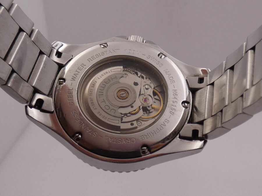 Hamilton Khaki Navy Scuba Day-Date With BOX Automatico Acciaio Ref. H645150 - immagine 16