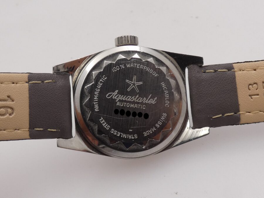 Lorenz Rare Diver Aquastar MidSize 29mm 2369 Automatico Date Acciaio Anni '70 - immagine 16