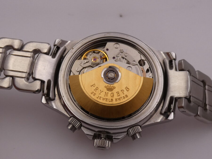 Pryngeps Skorpion Chronograph Sangue Blu Automatic With Bracelet Steel YEARS '2000s Ref. CR-802 - immagine 14