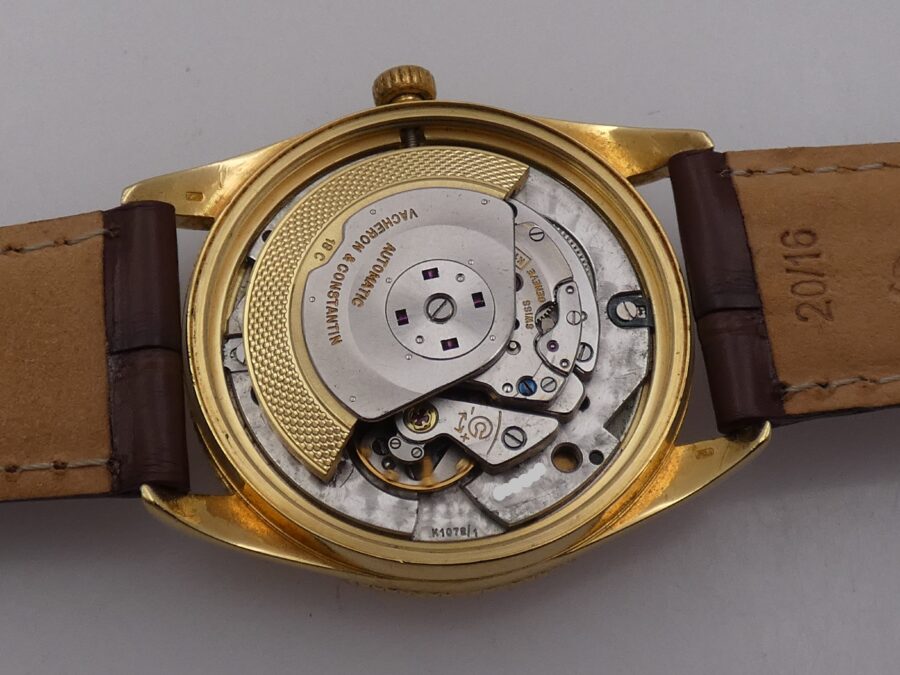 Vacheron Constantin Turnograph Thunderbird 6782 Automatic Red Quarter 18Kt Solid Gold Years '60s 100 PCS/World - immagine 17