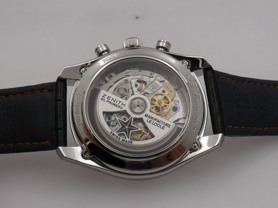 Cronografo Zenith El Primero Chronomaster 36'000 Vph  BOX&PAPERS Automatico Anno 2014 Acciaio 03.2040.400 - immagine 17
