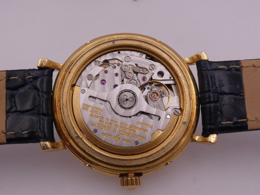 Vacheron Constantin Historiques Triple Calendar Moonphases 47050 Automatic 18Kt Solid Gold With BOX Years '90 - immagine 16