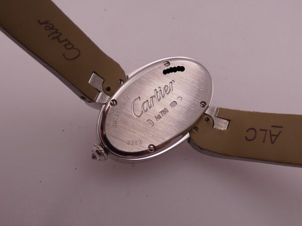 Cartier Délices de Cartier Lady Oro Bianco 18Kt Diamonds Bezel TOP CONDITION Ref. WG800018