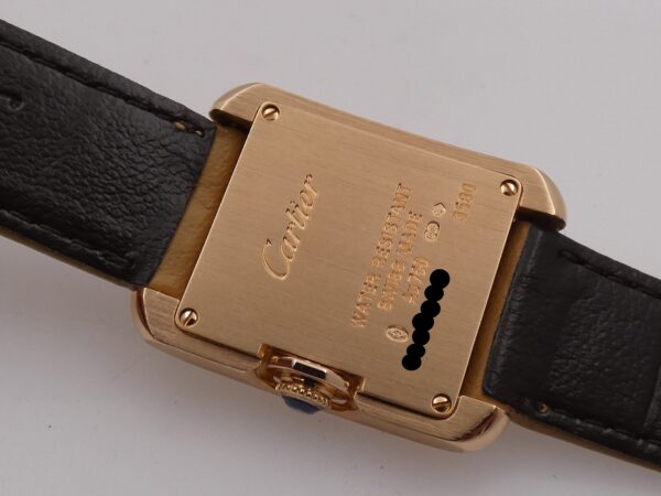 Cartier Tank Anglaise SERVICED IN CARTIER Small Diamonds Dial Oro Rosa 18Kt TOP CONDITION WJTA0007