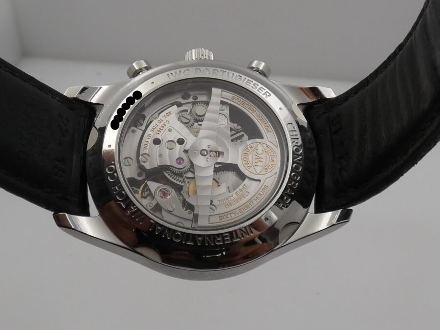 Cronografo IWC Portuguese With PAPERS ANNO 2018 Automatico Acciaio Ref. IW390303 - immagine 17