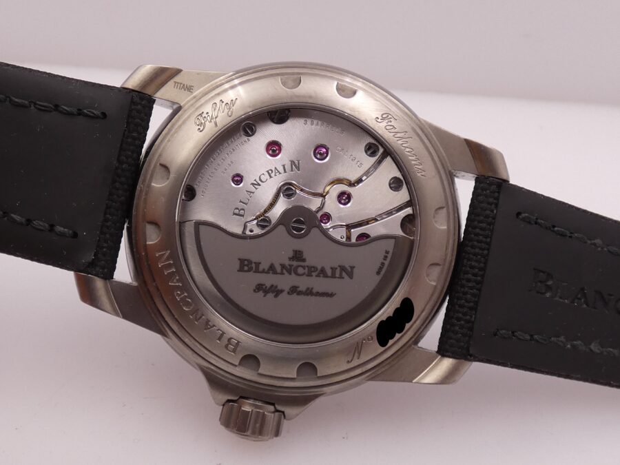 Blancpain Fifty Fathoms 45mm Titanio BOX&PAPERS Anno 2023 Automatico Rotore in Oro Bianco 18Kt - immagine 17