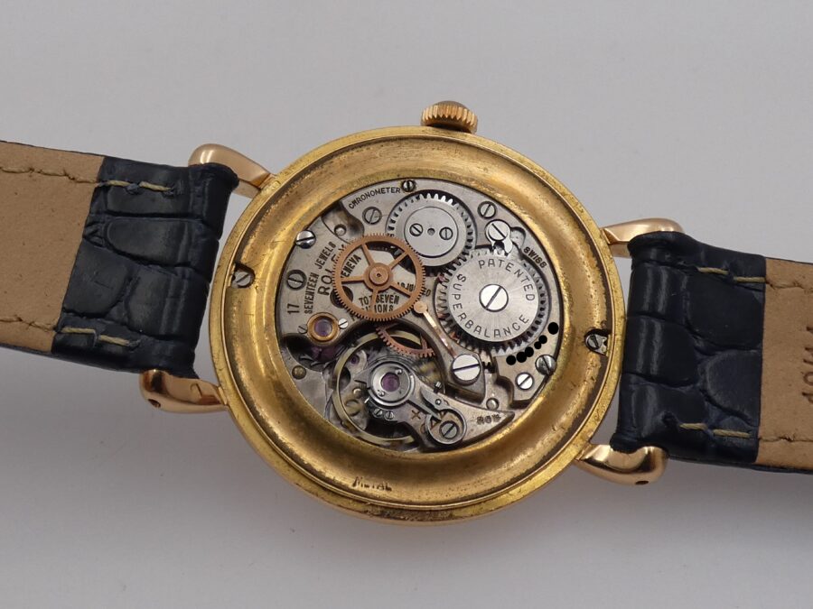 Rolex Precision 4411 Superbalance Chronometer Spider Lugs 18Kt Rose Solid Gold YEARS '50s - immagine 17