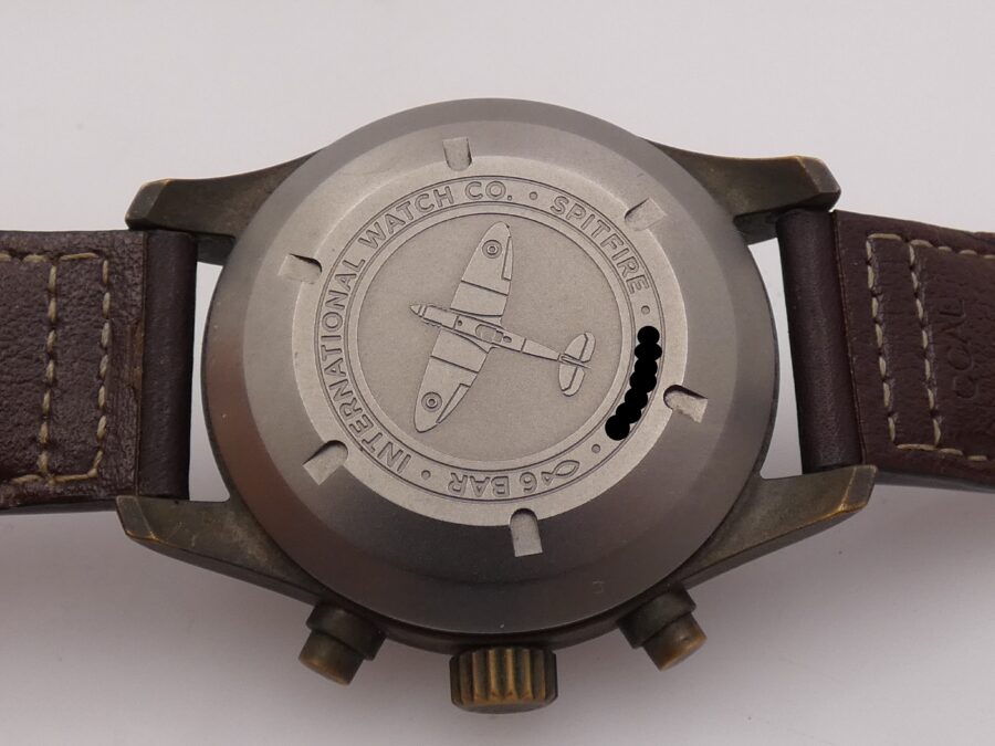 Cronografo IWC Pilot Spitfire Day-Date Bronze With PAPERS Automatico Acciaio 2021 Ref. IW387902 - immagine 16