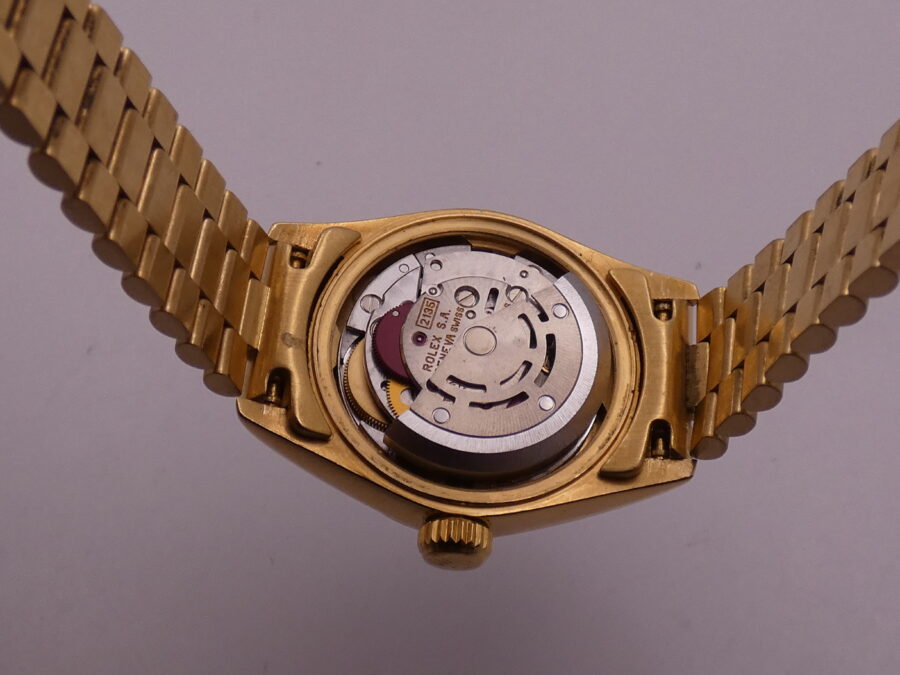 Rolex Lady-Datejust President 69178 Oro Pieno 18Kt FACTORY DIAMOND Dial FULL SET 1991 Automatico - immagine 18
