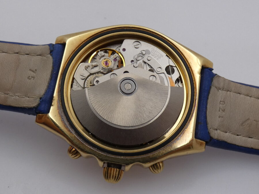 Breitling Chronomat Chronograph 81950 18Kt Solid Gold Automatic With BOX Years '90s - immagine 15