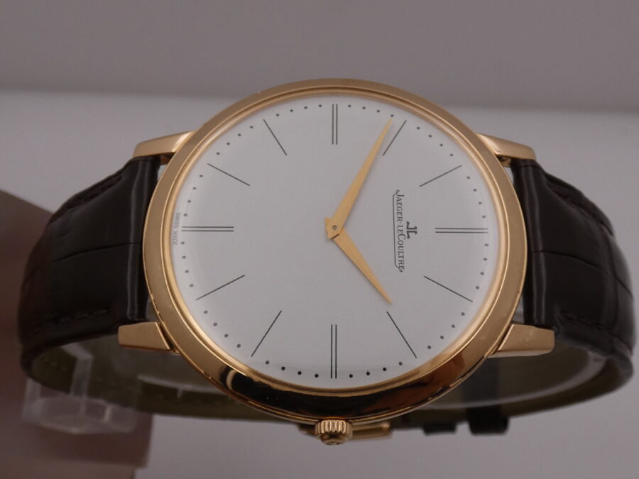 Jaeger-LeCoultre Master Ultra Thin 1907 39mm 18Kt Oro Rosa With PAPERS Anno 2017 Manuale Ref 120.2.79 - immagine 3