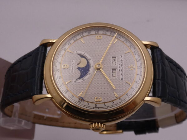 Vacheron Constantin Historiques Triple Calendar Moonphases 47050 Automatic 18Kt Solid Gold With BOX Years '90