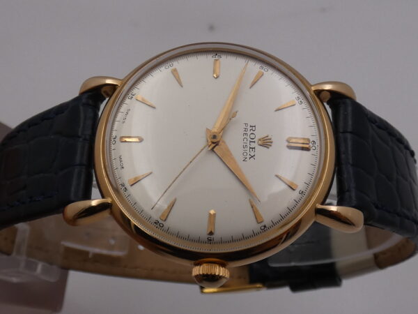 Rolex Precision 4411 Superbalance Chronometer Spider Lugs 18Kt Rose Solid Gold YEARS '50s