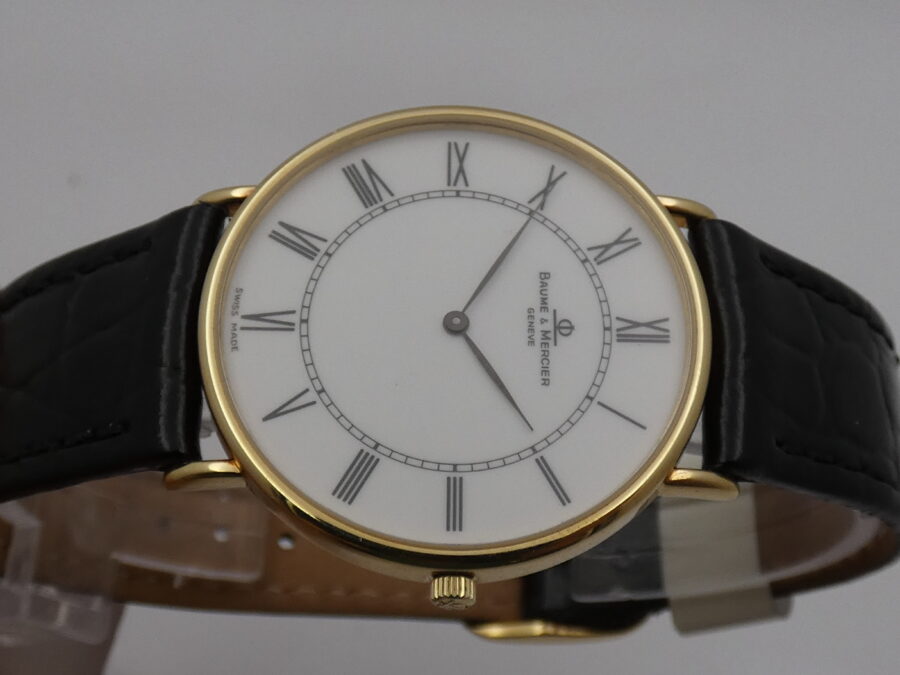 Baume & Mercier Classic Ultra Thin "Dono SIP" Oro 18Kt With BOX Anni '90s Ref. 15172A - immagine 3