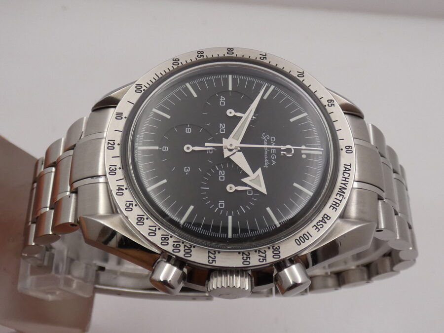 Cronografo Omega Speedmaster Broad Arrow Replica ANNO 2005 Braccialato Manuale Acciaio 3594.50 - immagine 3
