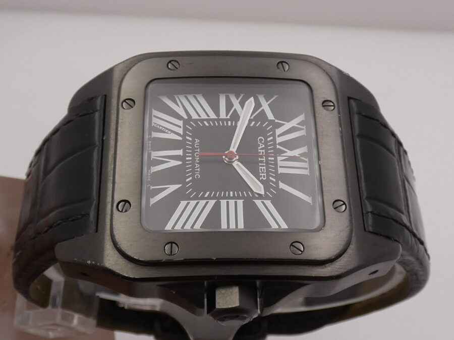 Cartier Santos 100 XL 38mm Automatico Acciaio & Black PVD Ref. WSSA0006 - immagine 3