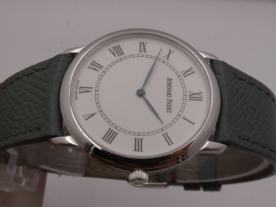 Audemars Piguet Classic Ultra Thin 34mm Oro Bianco 18Kt With BOX Manuale TOP CONDITION Ref. 14894OR - immagine 3