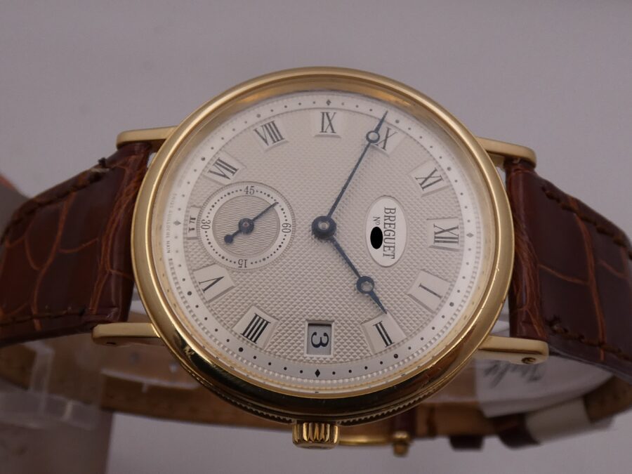 Breguet Classique 5920 Oro Masiccio 18Kt With PAPERS Anno 2009 Automatic Date Meraviglioso - immagine 3