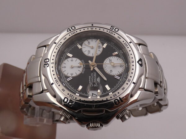 Pryngeps Skorpion Chronograph Sangue Blu Automatic With Bracelet Steel YEARS '2000s Ref. CR-802