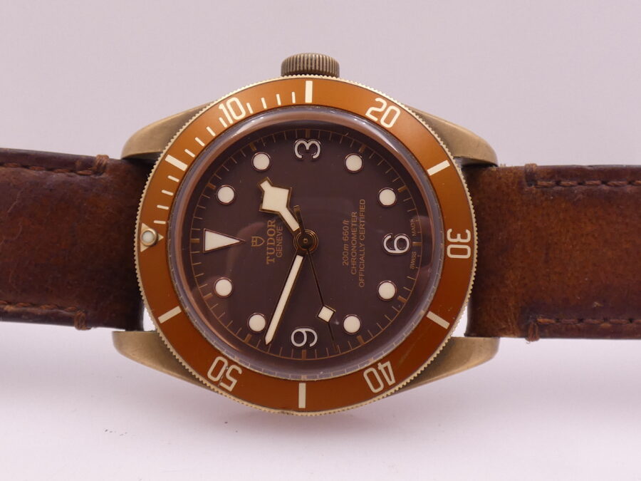 Tudor Black Bay Bronze Heritage 43mm 79250BM BOX&PAPERS Anno 2017 Automatico Cronometro - immagine 4
