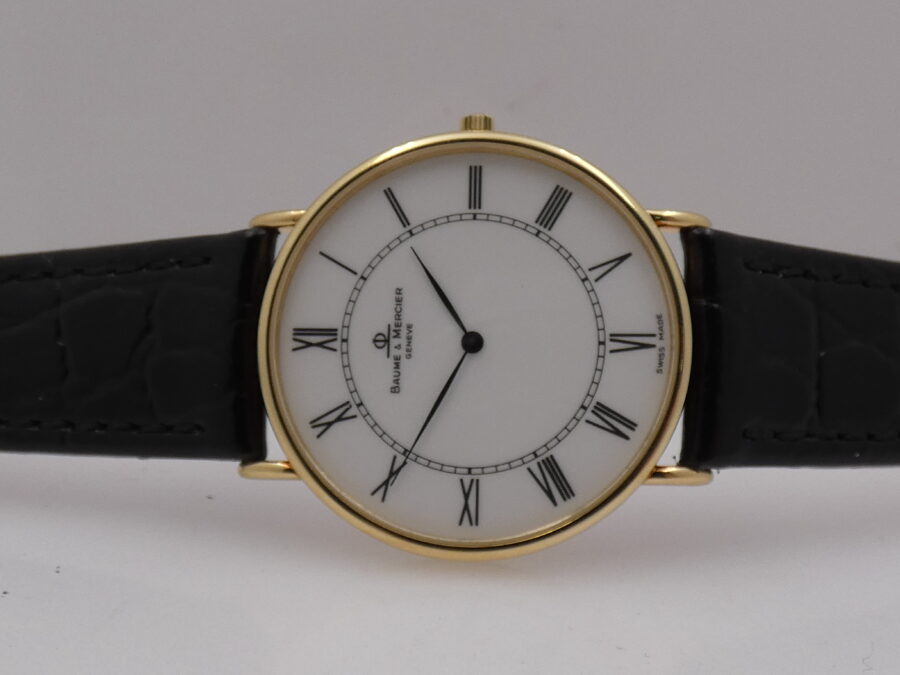 Baume & Mercier Classic Ultra Thin "Dono SIP" Oro 18Kt With BOX Anni '90s Ref. 15172A - immagine 4