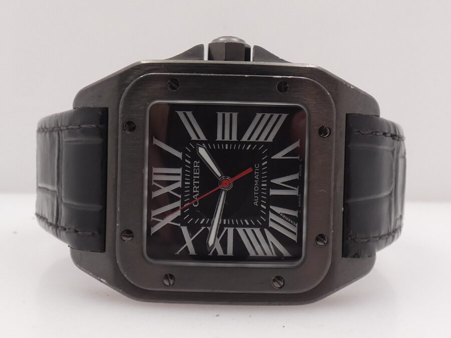 Cartier Santos 100 XL 38mm Automatico Acciaio & Black PVD Ref. WSSA0006 - immagine 4