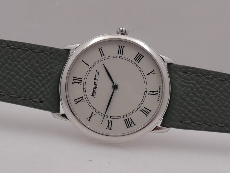Audemars Piguet Classic Ultra Thin 34mm Oro Bianco 18Kt With BOX Manuale TOP CONDITION Ref. 14894OR - immagine 4