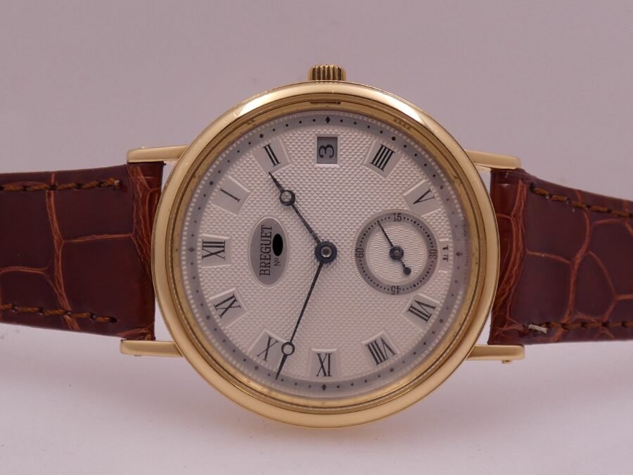Breguet Classique 5920 Oro Masiccio 18Kt With PAPERS Anno 2009 Automatic Date Meraviglioso - immagine 4