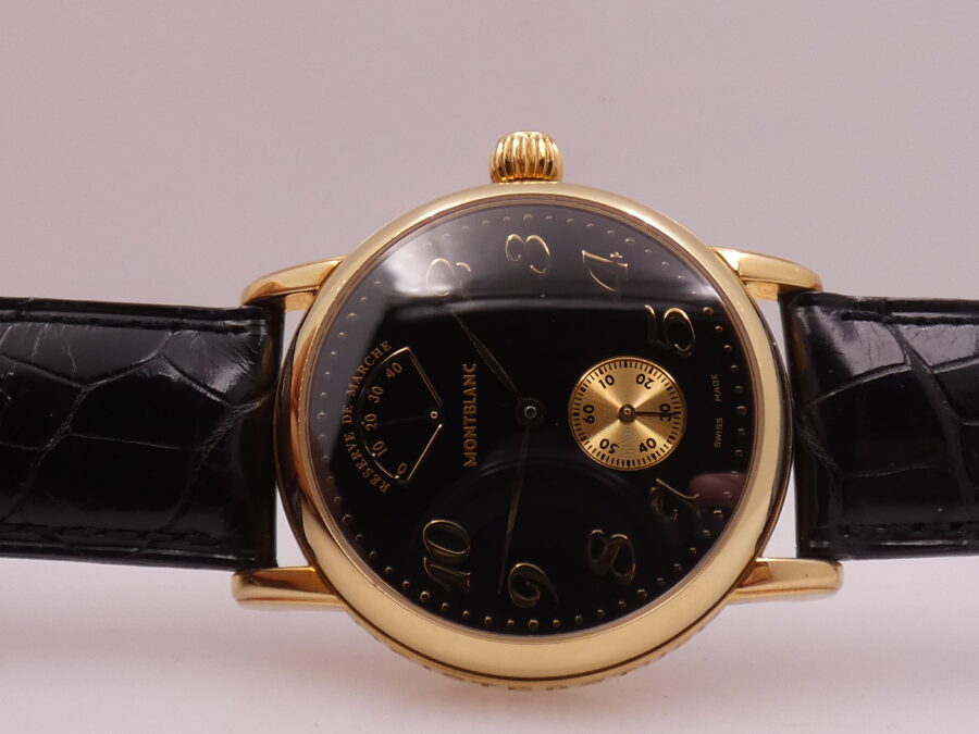 Montblanc Reserve De Marche Meisterstück Oro18Kt N.O.S. BOX&PAPERS Hand Winding Ref. 7007 New Old Stock Anni 90's - immagine 4