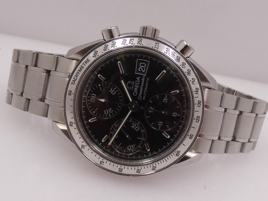 Cronografo Omega Speedmaster Date 175.0083 Automatico Anno 1998 Braccialato Acciaio - immagine 4