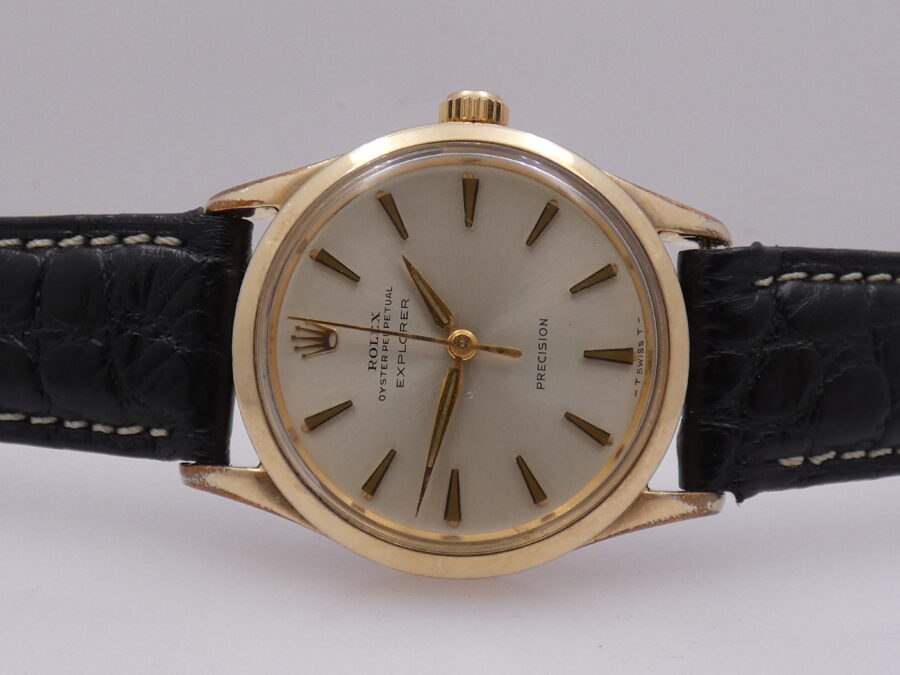 Rolex RARO Oyster Perpetual Expoler 5506 Laminato Oro 18Kt Automatico Anni 60's Vintage - immagine 4