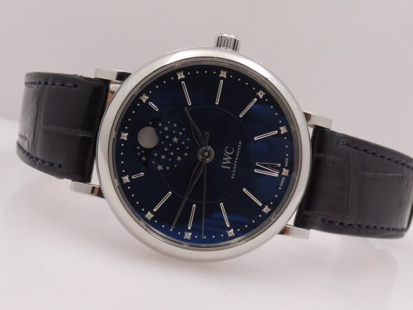 IWC Portofino Moon Phase IW4590 Automatico Diamonds Dial With PAPERS ANNO 2016 Limited Edition Laureus Sport For Good Foundation