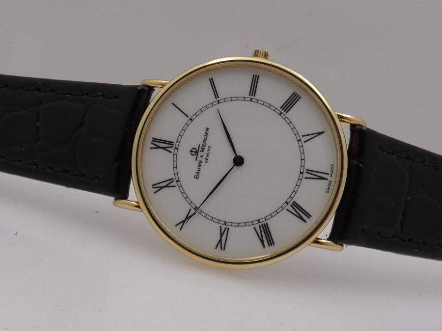 Baume & Mercier Classic Ultra Thin "Dono SIP" Oro 18Kt With BOX Anni '90s Ref. 15172A - immagine 5