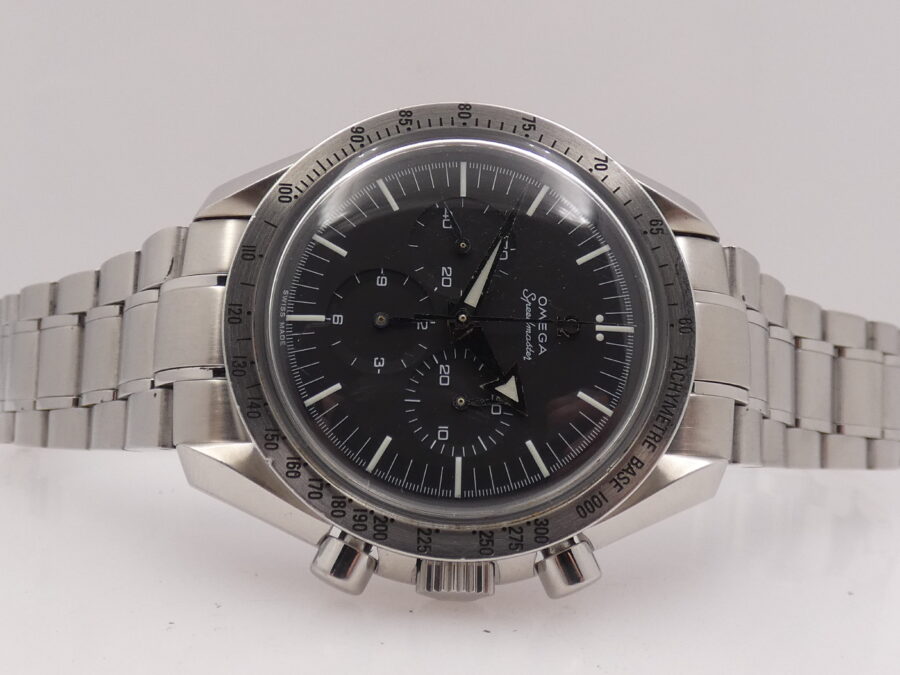 Cronografo Omega Speedmaster Broad Arrow Replica ANNO 2005 Braccialato Manuale Acciaio 3594.50 - immagine 5