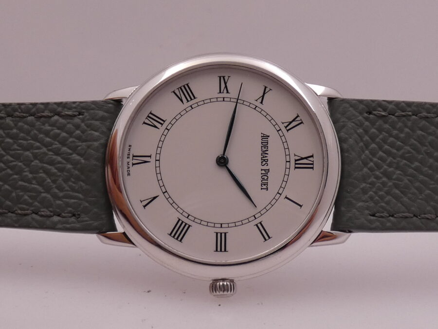 Audemars Piguet Classic Ultra Thin 34mm Oro Bianco 18Kt With BOX Manuale TOP CONDITION Ref. 14894OR - immagine 5