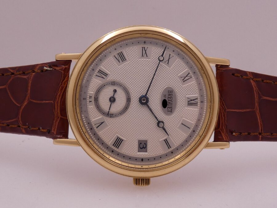 Breguet Classique 5920 Oro Masiccio 18Kt With PAPERS Anno 2009 Automatic Date Meraviglioso - immagine 5