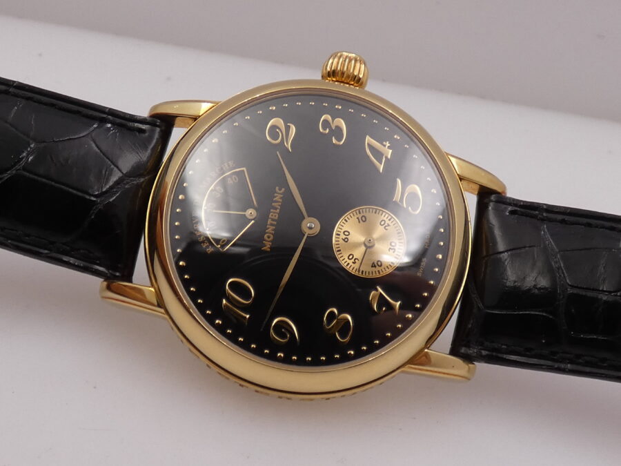 Montblanc Reserve De Marche Meisterstück Oro18Kt N.O.S. BOX&PAPERS Hand Winding Ref. 7007 New Old Stock Anni 90's - immagine 5