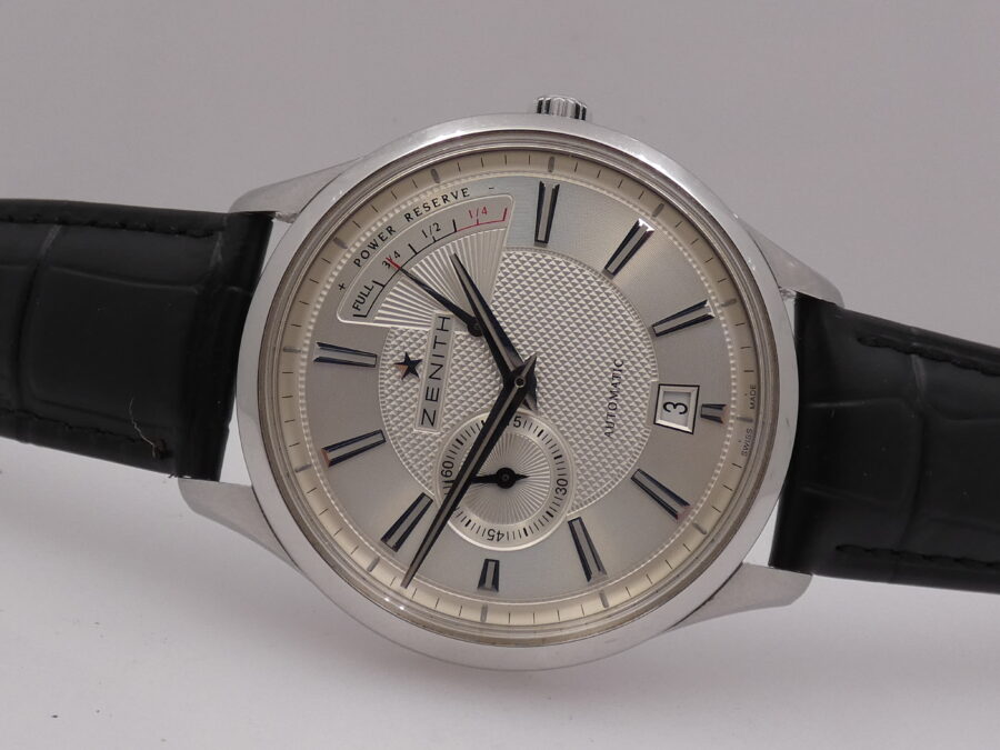 Zenith Captain Power Reserve Elite 03.2120.685 Honey Comb Dial Automatico Acciaio - immagine 5