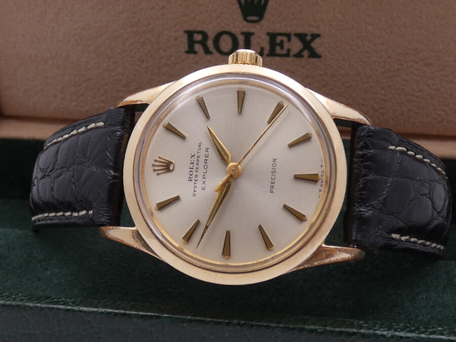 Rolex RARO Oyster Perpetual Expoler 5506 Laminato Oro 18Kt Automatico Anni 60's Vintage - immagine 5